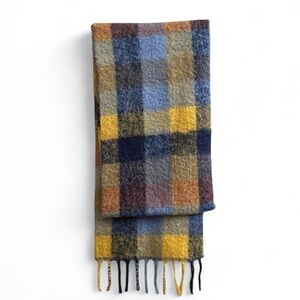 aritzia multicolor oversized scarf